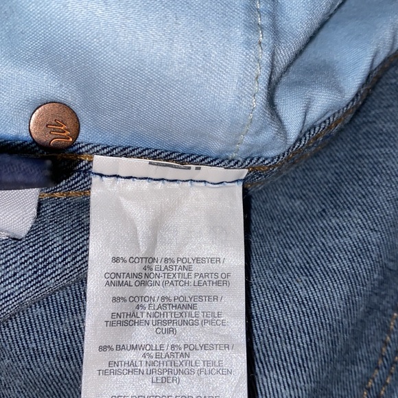 Madewell 10” high-rise skinny indigo blue jeans size 27 - Picture 10 of 10